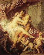 Francois Boucher Hercules and Omphale painting